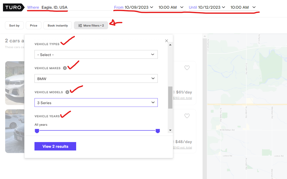 Turo Profitability Calculator
